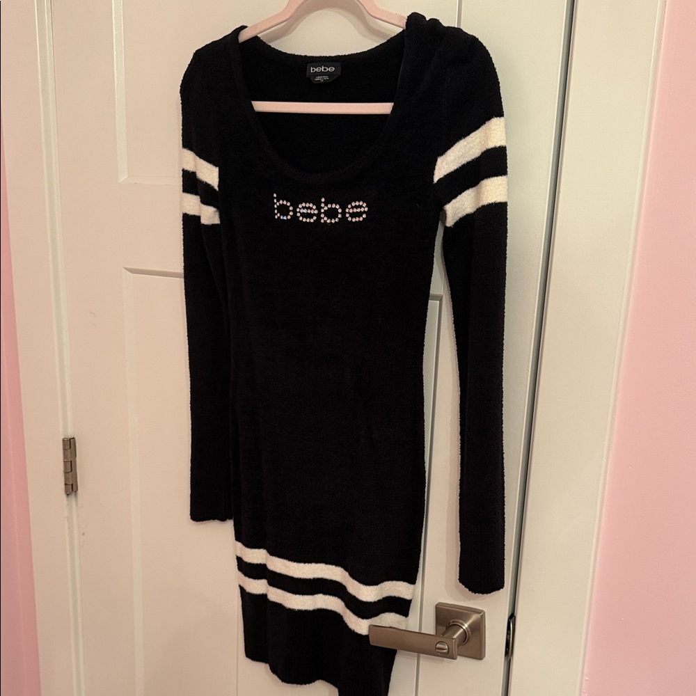 Bebe Black Sweater Dress